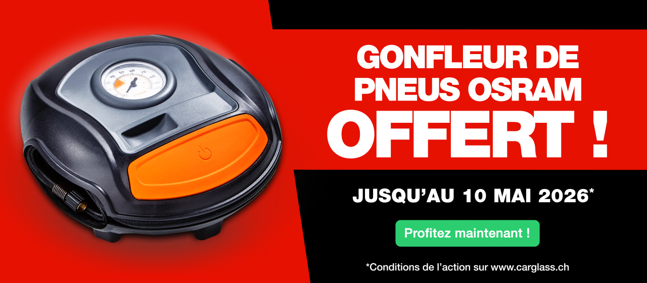 Gonfleur de pneus OSRAM offert!