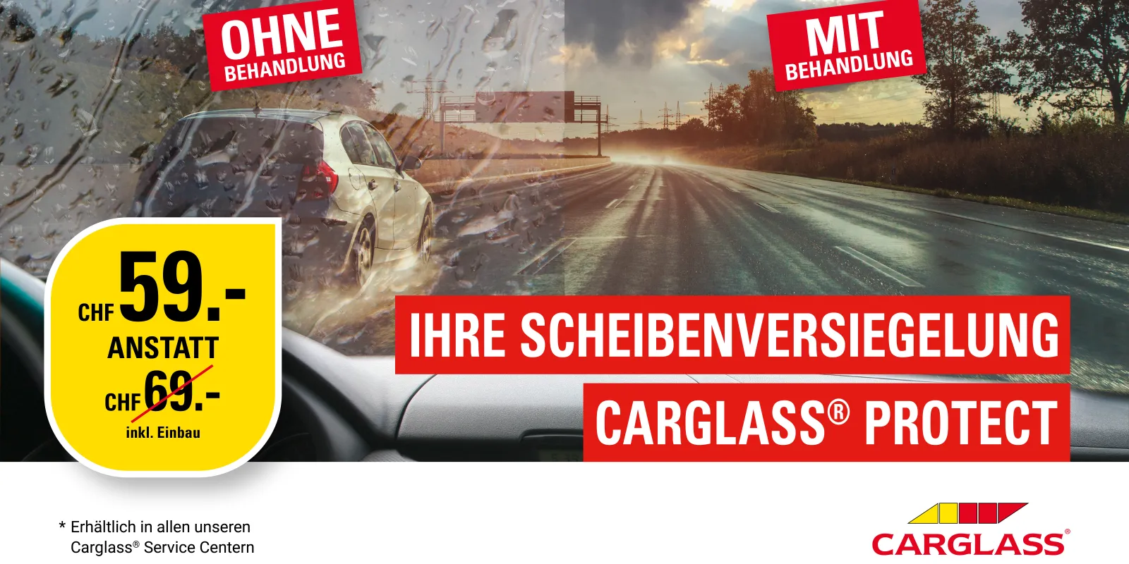 Scheibenversiegelung Promo